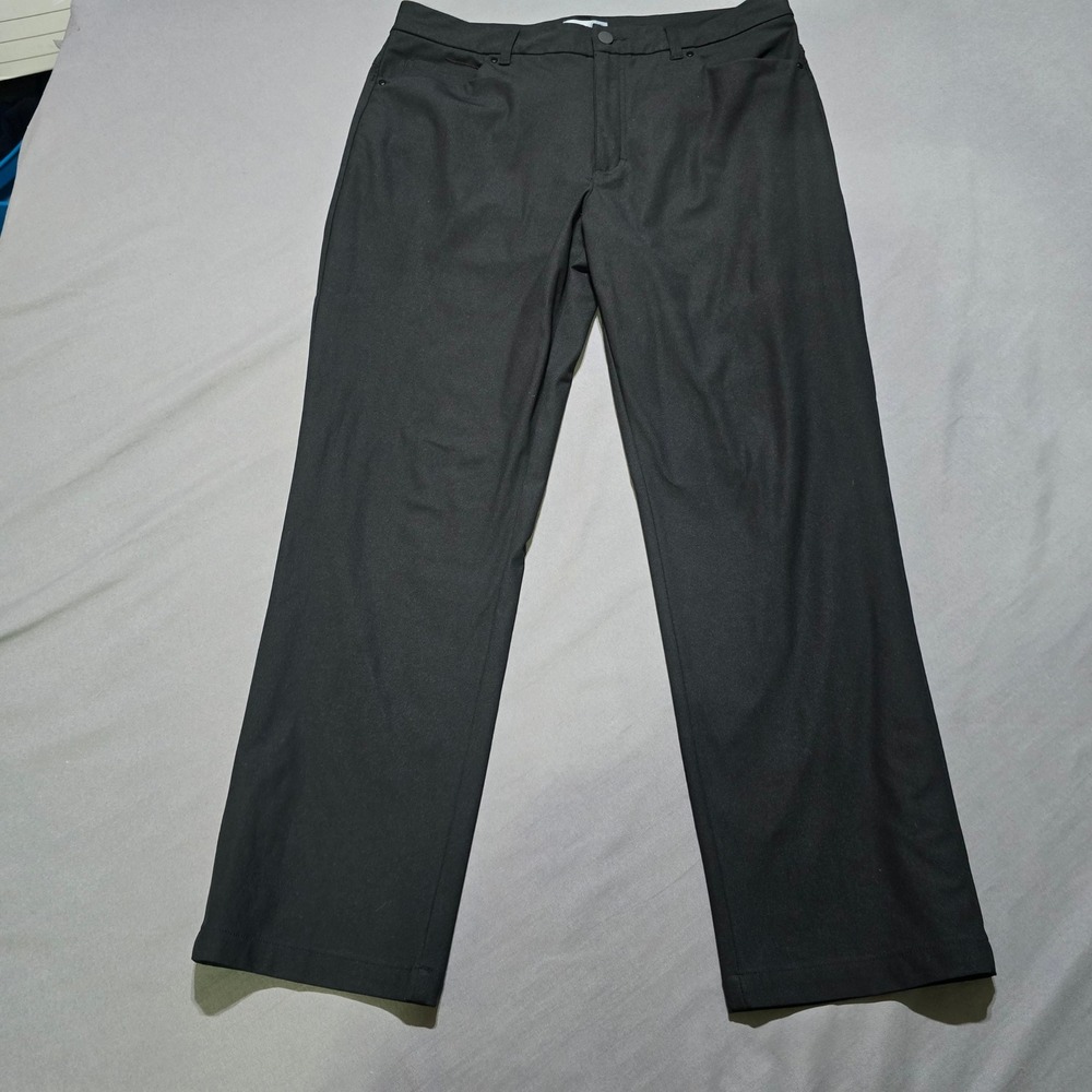 VRST Limitless 5-Pocket Pants Mens 35x30 Black Slim Fit Performance Trousers
